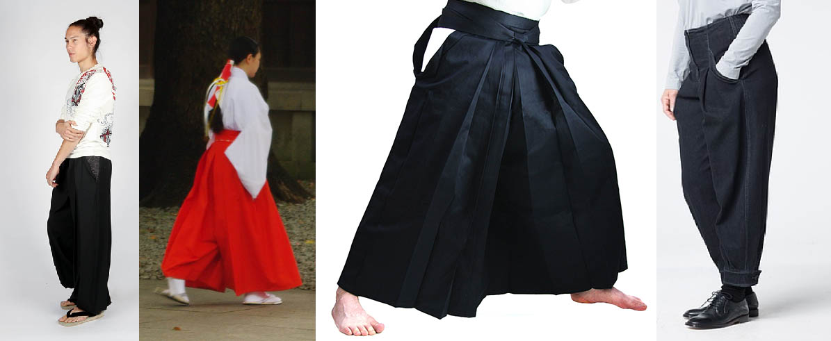 Modern Hakama Pants | Hakama pants, Black hakama pants, Style wide leg pants