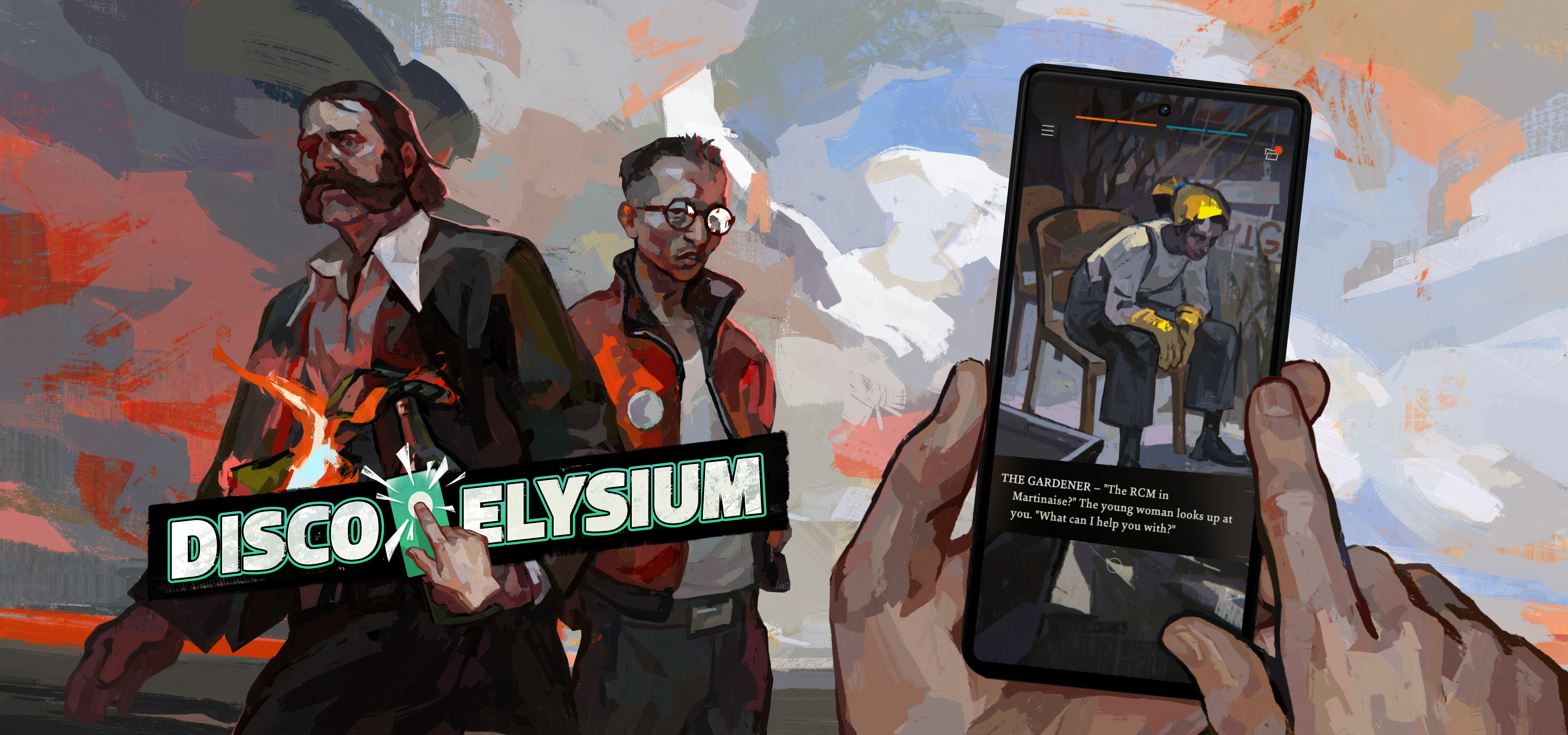 disco Elysium mobile banner